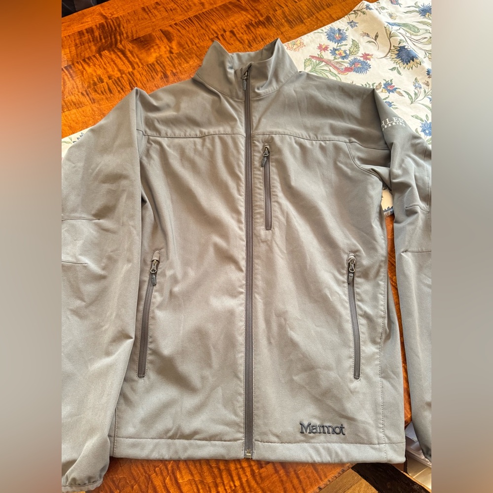 Marmot Light Gray Softshell Jacket - image 1